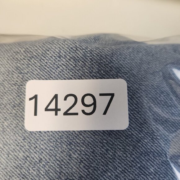 KanCan Ripped High Rise Wide Leg Cropped Jeans Womens Size 30 Baggy Denim Cotton - Picture 15 of 15